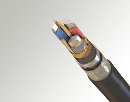 Силовые кабели с бумажной изоляцией 3x25x10 мм ААШв ГОСТ 18410-73